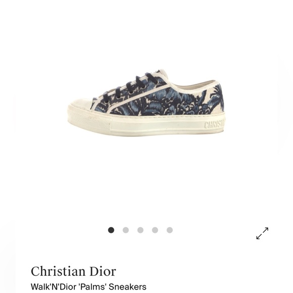 Christian Dior the Palms canvas sneaker sz 6 - Picture 7 of 7